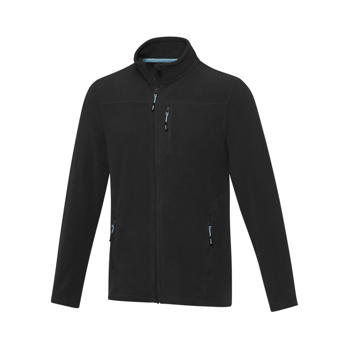 Men's GRS Recycled Full Zip Fleece Jacket Fleeces & Jackets The Ethical Gift Box (DEV SITE) Black XS
