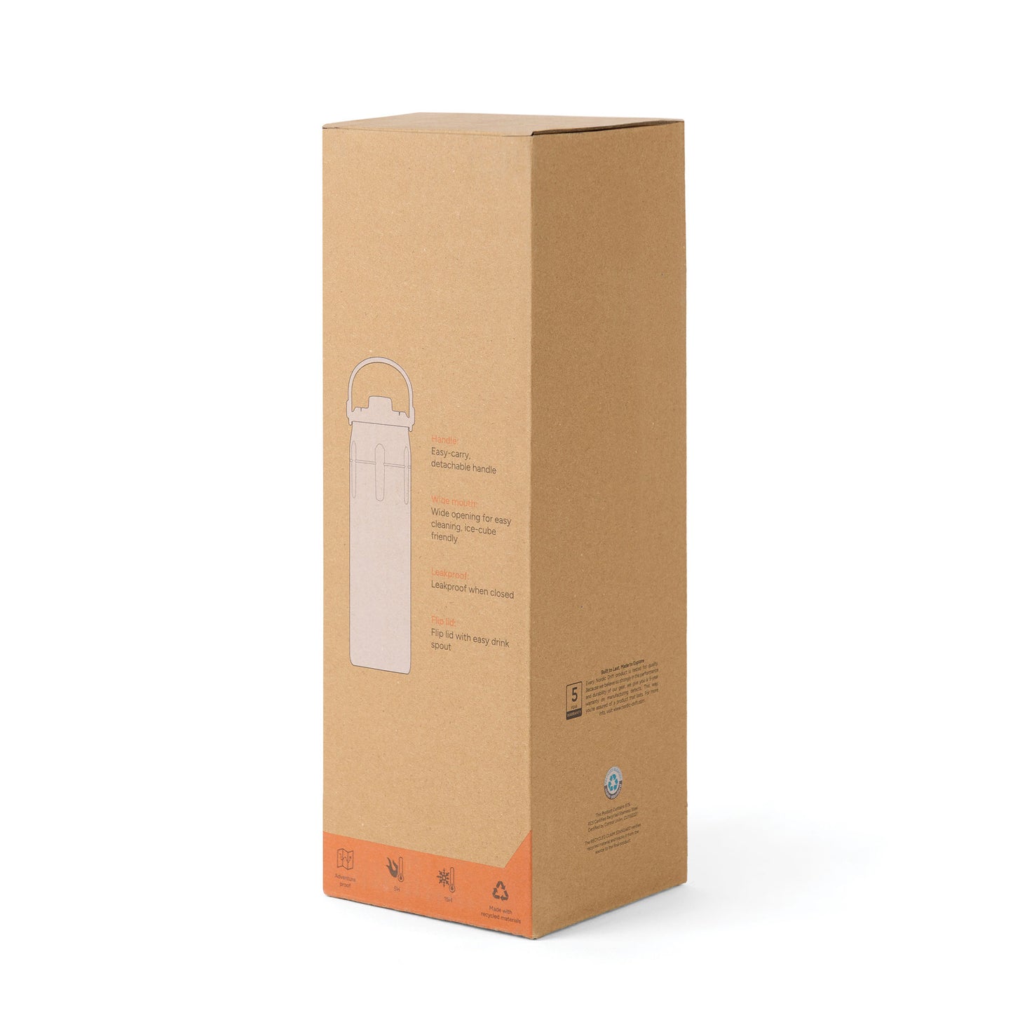 Nordic Trail RCS Insulated Sports Bottle 940ml