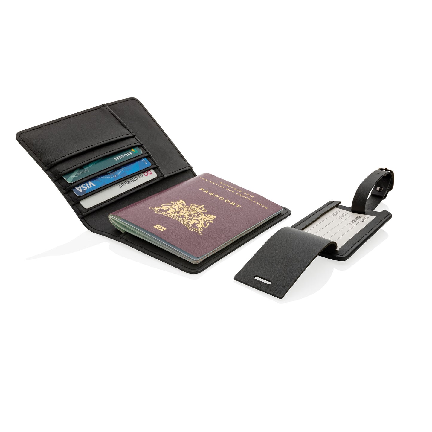 Swiss Peak GRS Recycled PU Travel Gift Set Accessories The Ethical Gift Box (DEV SITE)