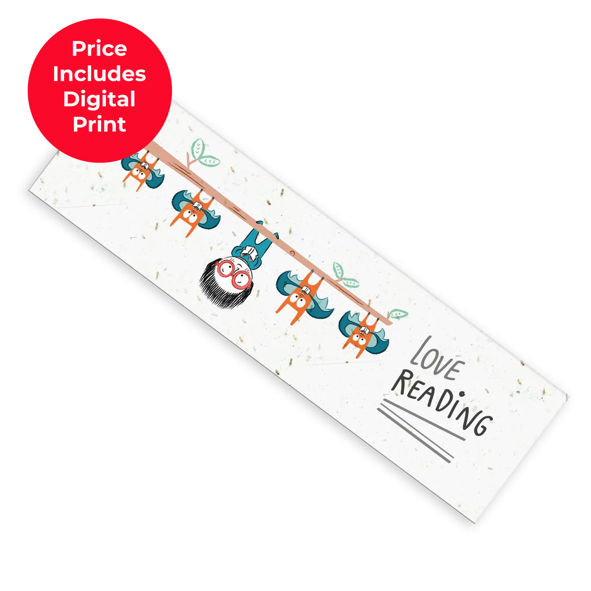 Seeded Paper Bookmark