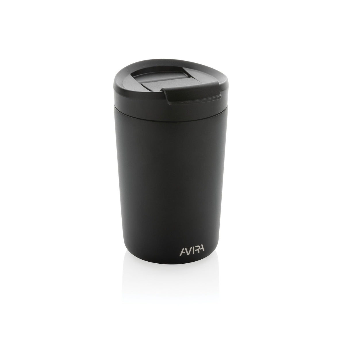 Recycled Steel Tumbler 300ML Coffee Mugs & Tumblers The Ethical Gift Box (DEV SITE) Black