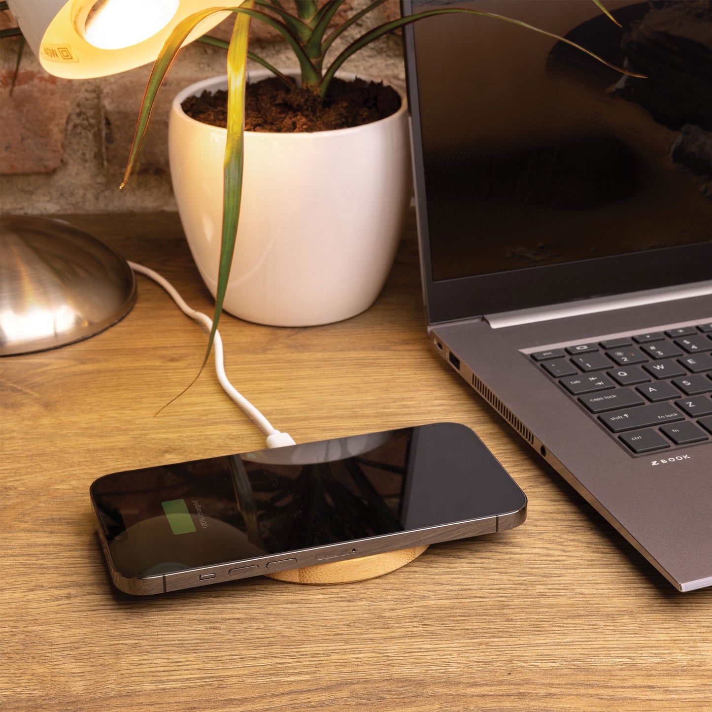 Bamboo 15W Wireless Charger Tech The Ethical Gift Box (DEV SITE)