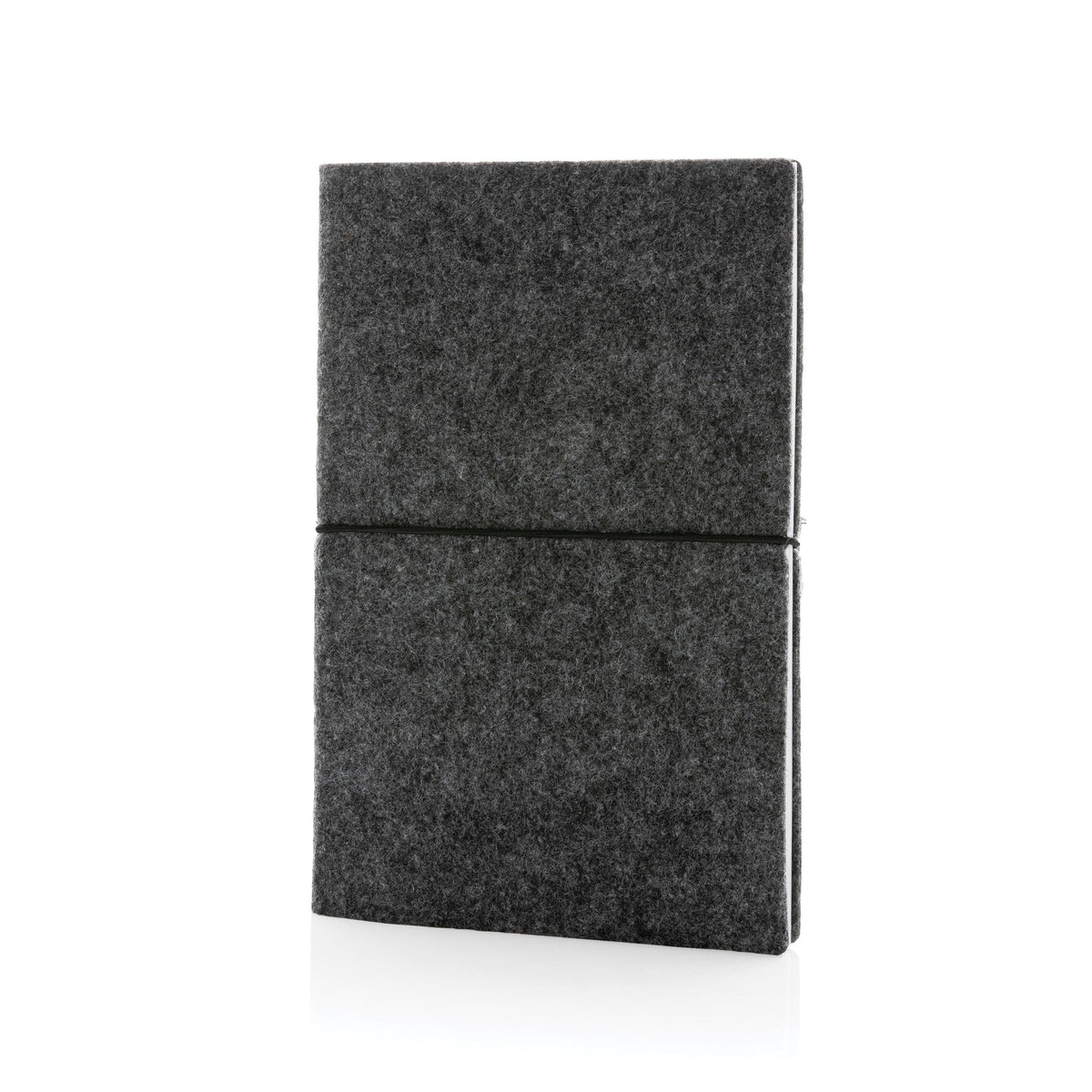 Recycled Felt A5 Softcover Notebook Notebooks & Pens The Ethical Gift Box (DEV SITE) Black