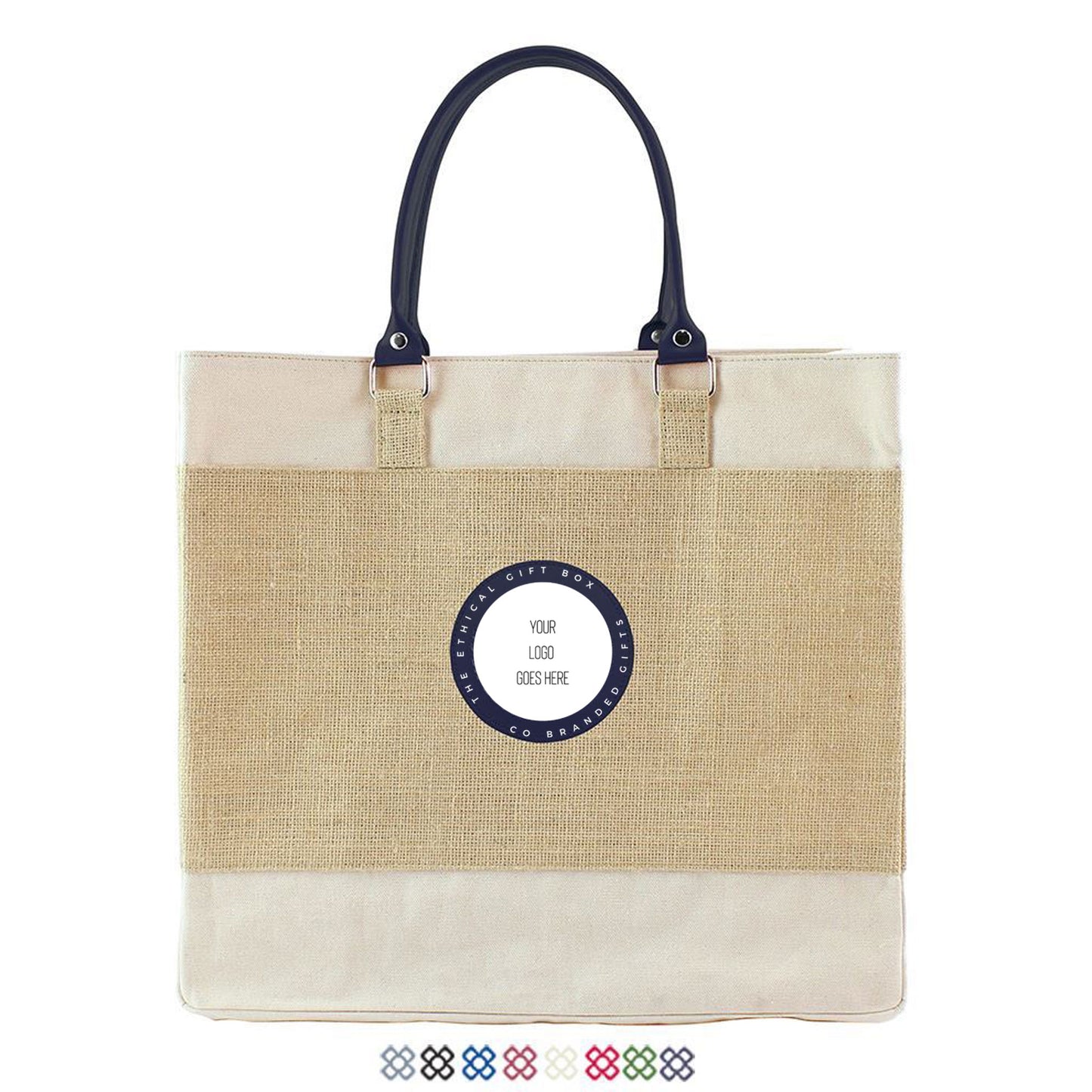 Jute Tote Bag Short Handles Bags The Ethical Gift Box (DEV SITE)