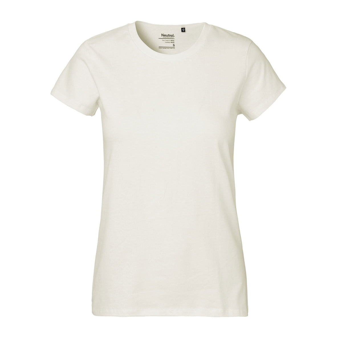 Womens Classic Organic Cotton T-Shirt Tops & Tees The Ethical Gift Box (DEV SITE) Nature XS