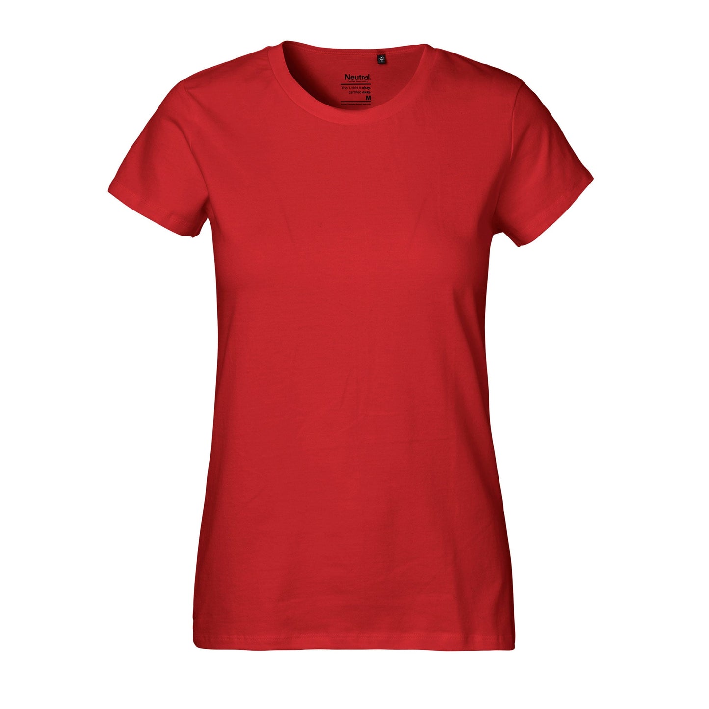 Womens Classic Organic Cotton T-Shirt Tops & Tees The Ethical Gift Box (DEV SITE) Red XS