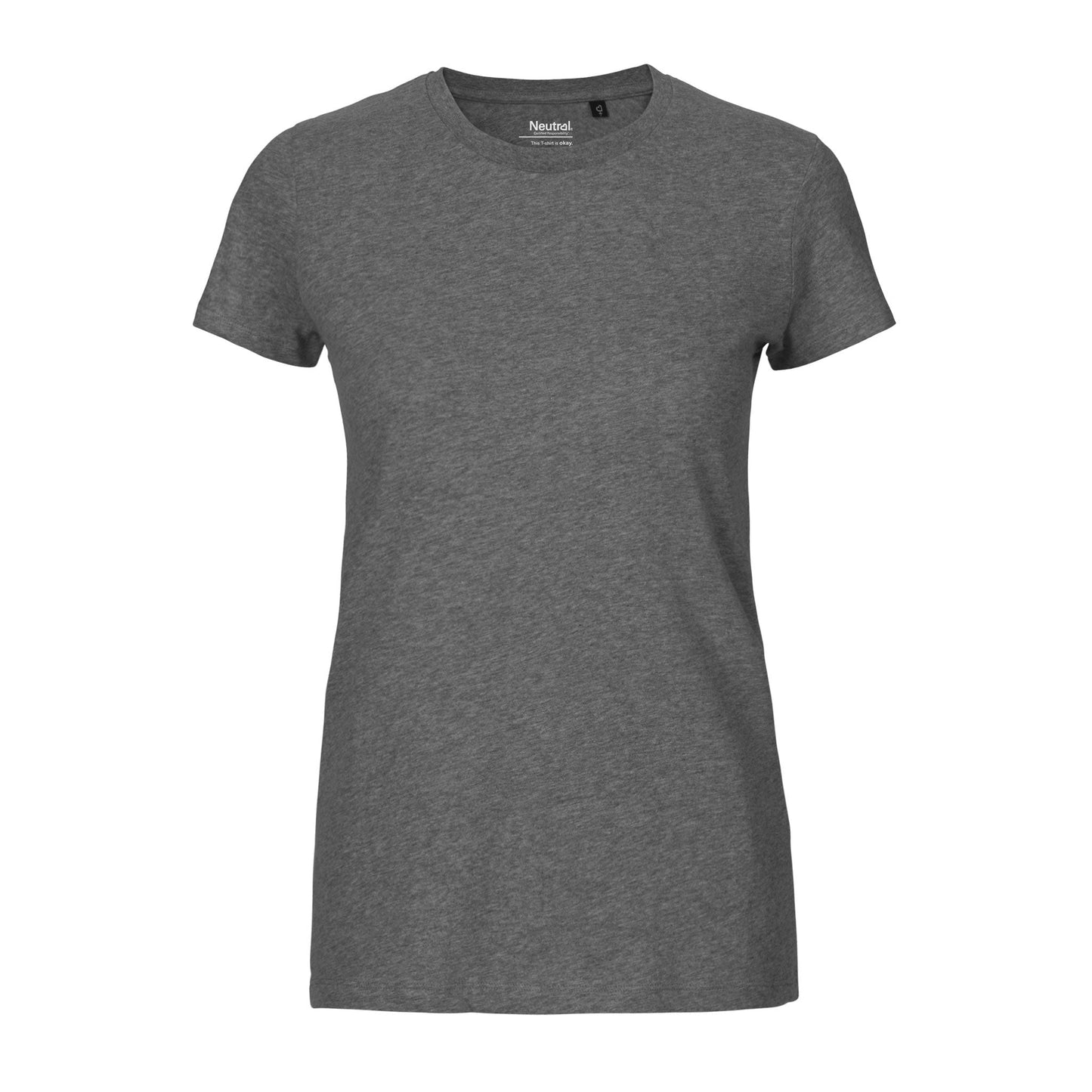 Womens Fit Organic Cotton T-Shirt Tops & Tees The Ethical Gift Box (DEV SITE) Dark Heather XS