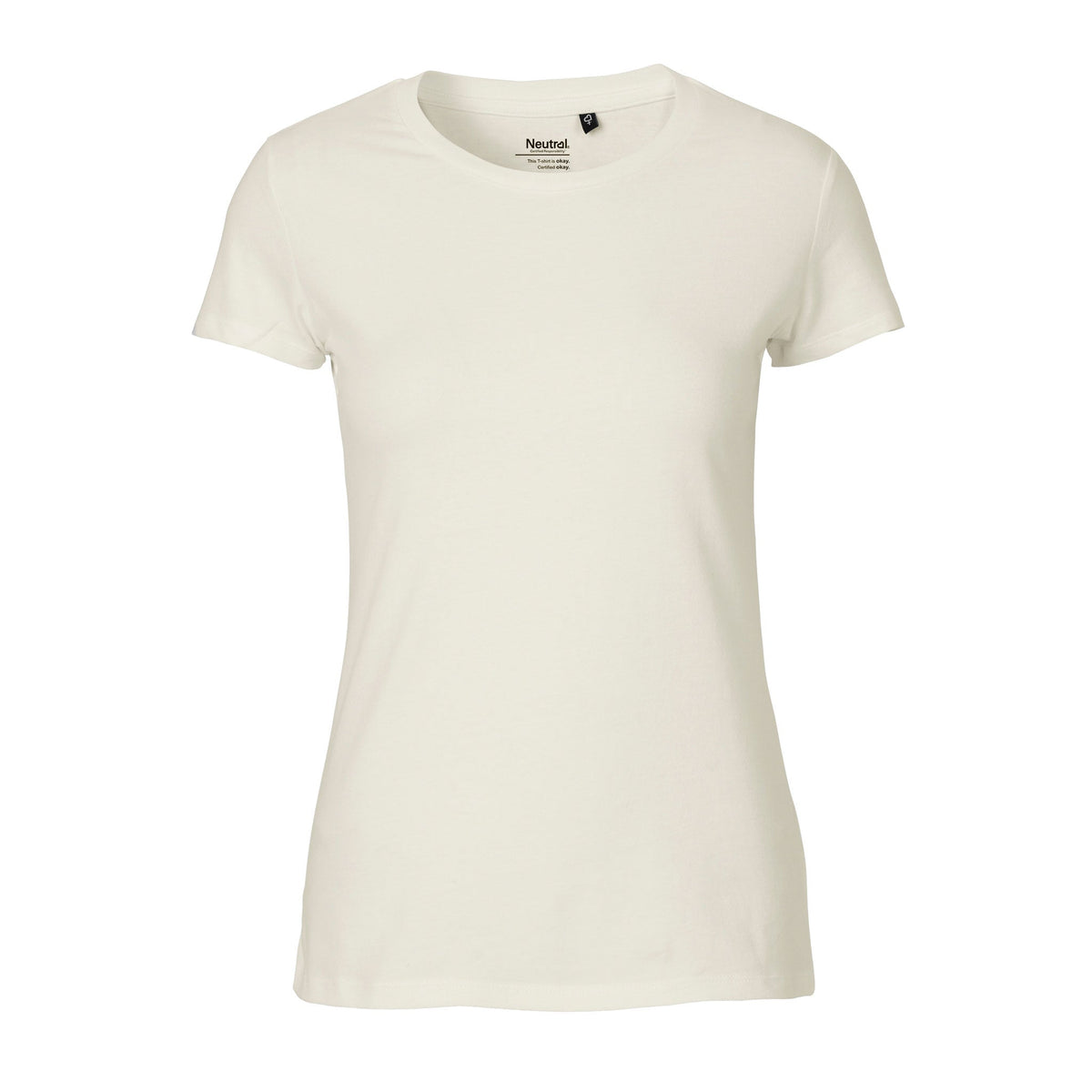 Womens Fit Organic Cotton T-Shirt Tops & Tees The Ethical Gift Box (DEV SITE) Nature XS
