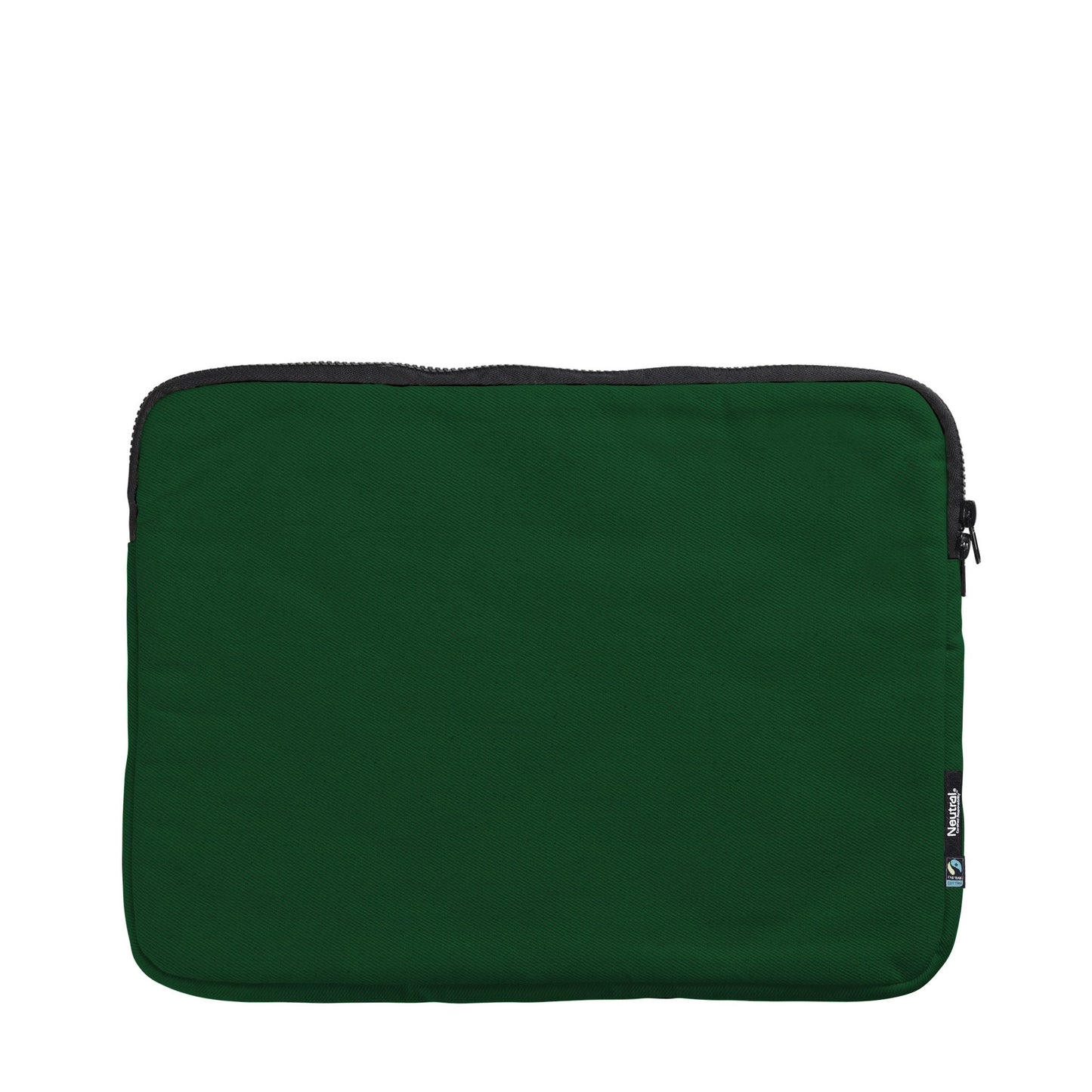 Organic Cotton Lap Top Bag 15" Bags The Ethical Gift Box (DEV SITE) Bottle Green