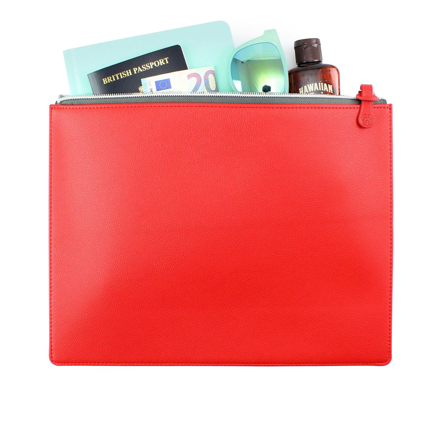 Como Large Zipped Pouch Accessories The Ethical Gift Box (DEV SITE) Red