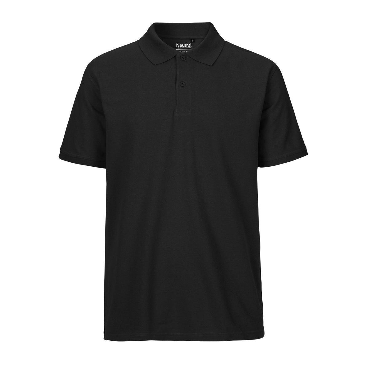 Mens Classic Organic Cotton Polo Tops & Tees The Ethical Gift Box (DEV SITE) Black XS