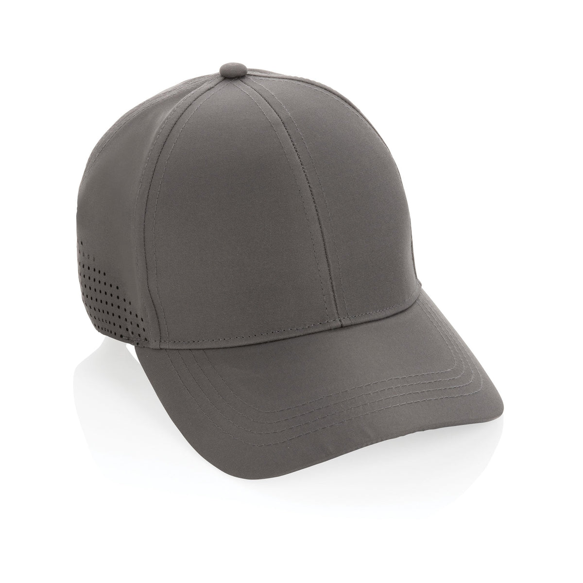 RPET 6 Panel Sports Cap Headwear The Ethical Gift Box (DEV SITE) Grey