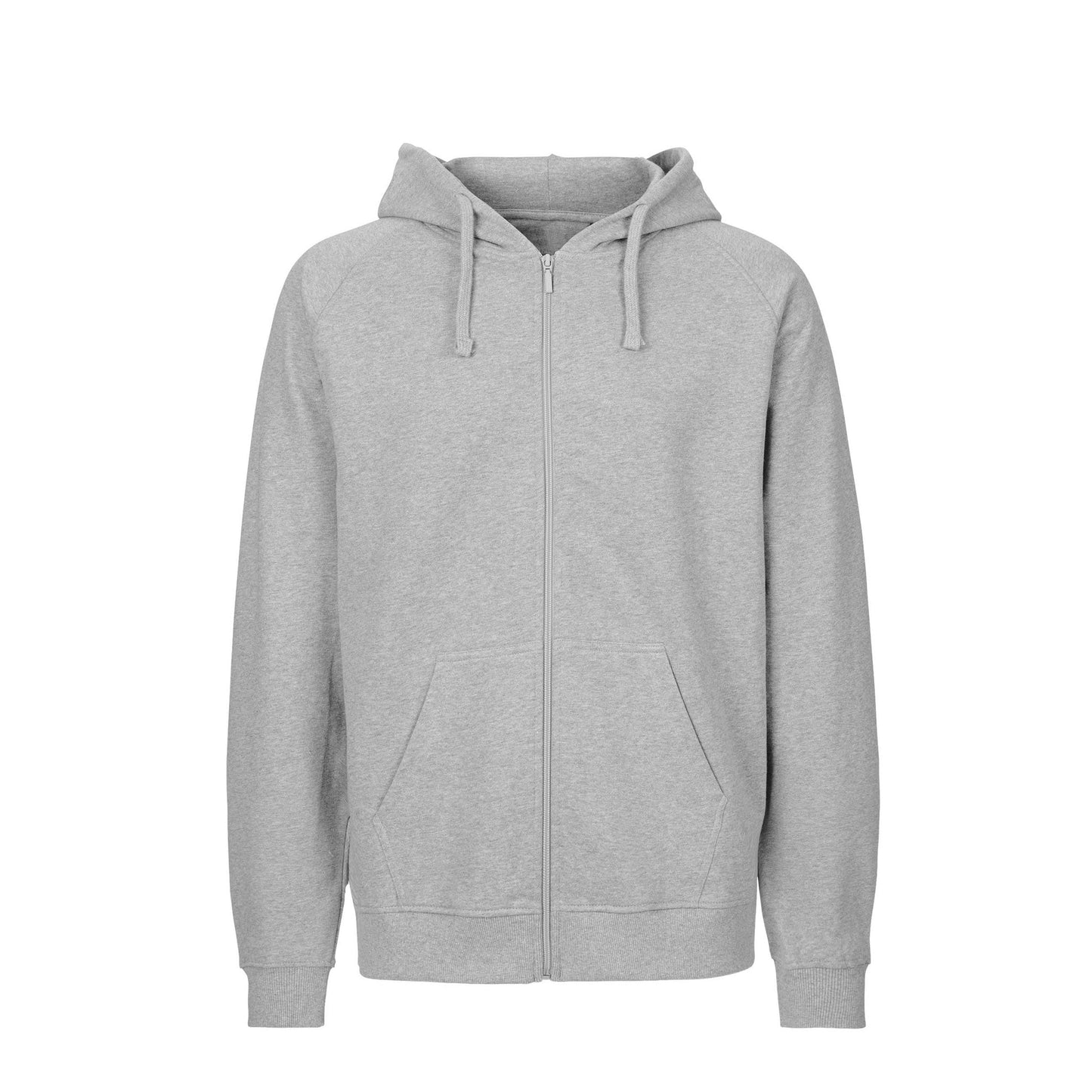 Unisex Tiger Cotton Hoodie w Zip Tops & Tees The Ethical Gift Box (DEV SITE) Sport Grey XS