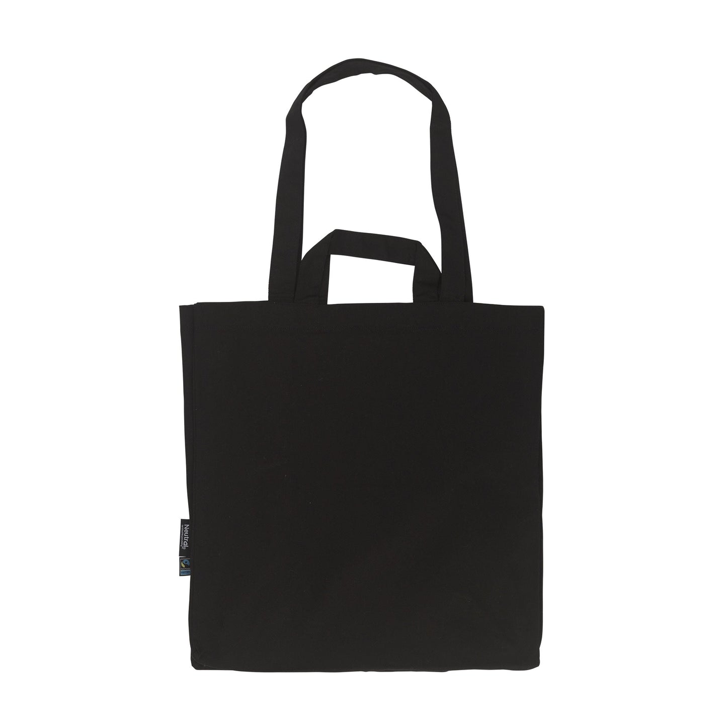 Organic Cotton Twill Bag Multiple Handles Bags The Ethical Gift Box (DEV SITE) Black