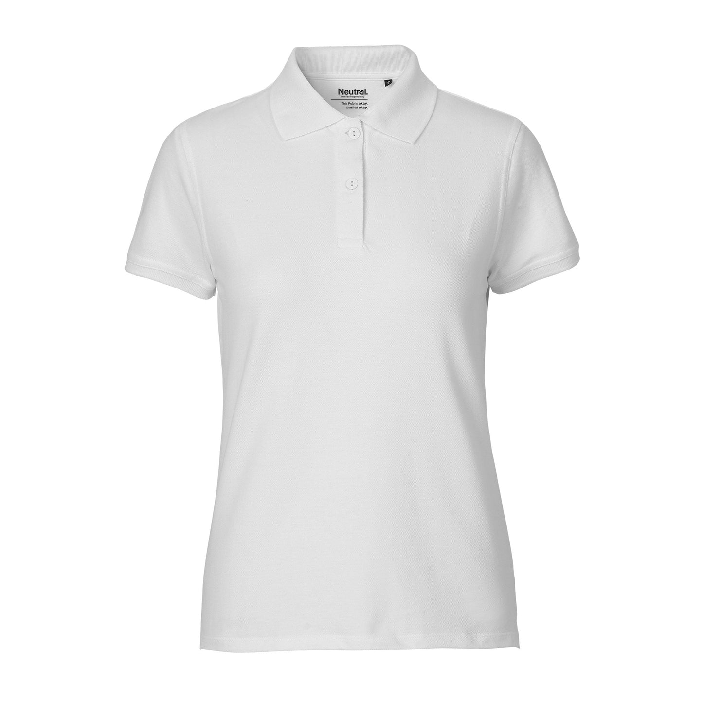 Ladies Classic Organic Cotton Polo Tops & Tees The Ethical Gift Box (DEV SITE) White XS