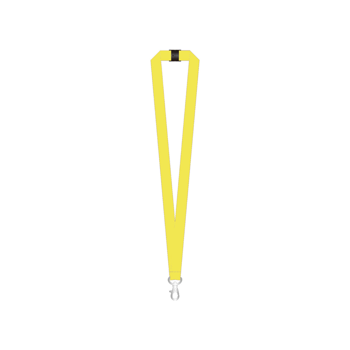 Custom Printed rPET Lanyard Promotional The Ethical Gift Box (DEV SITE) Yellow