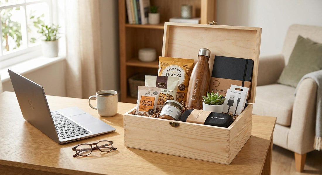 Corporate gift hampers for remote and hybrid teams