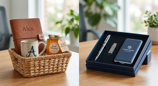Personalised vs branded client gifts