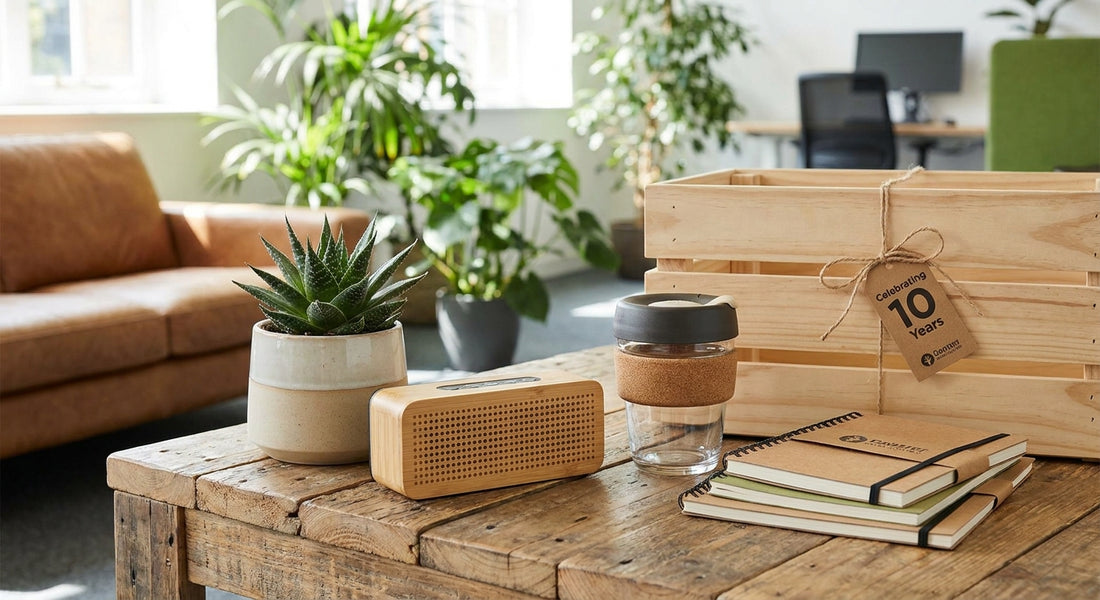 Eco-friendly gifts for company anniversaries