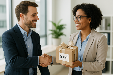 branded gifts for clients