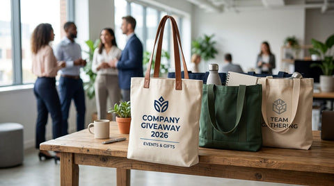 Best branded tote bags for company giveaways 2026