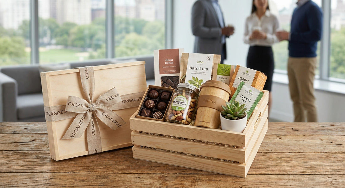 Vegan-friendly corporate gift sets for staff