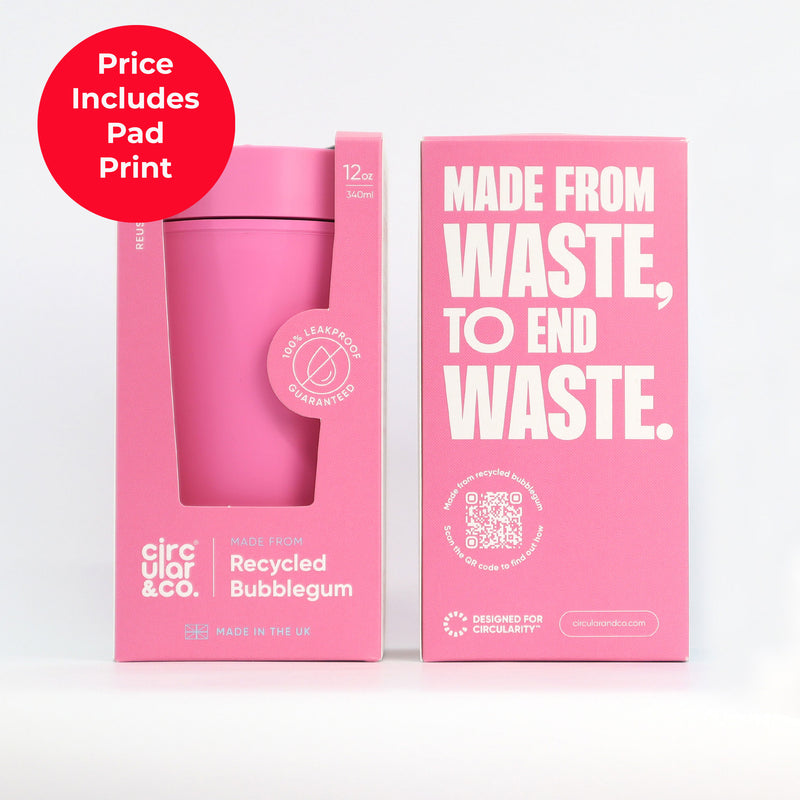 Circular Cup - Made From: Bubblegum - 12oz Cup