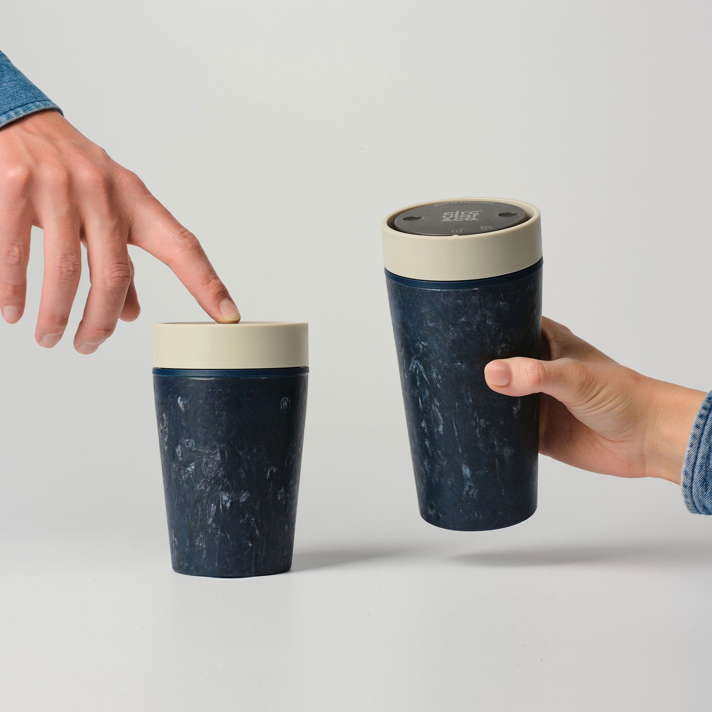 Circular Cup Made From: Recycled Fabric - 12oz Cup