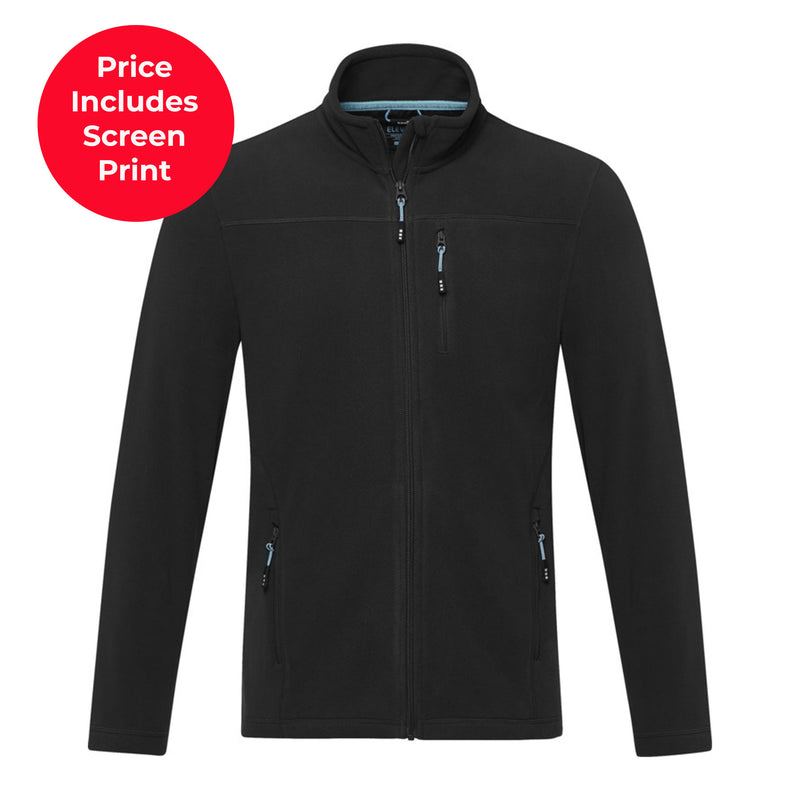 Amber Men's GRS Recycled Full Zip Fleece Jacket