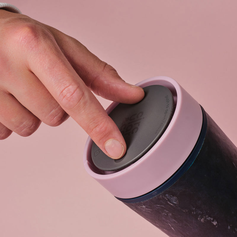 Circular Cup, UK-manufactured 8oz reusable cup made from recycled fabric waste