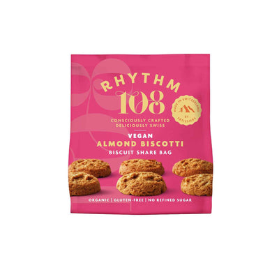 Rhythm 108 Biscuit Share Bag 135g Snacks & Nibbles The Ethical Gift Box (DEV SITE) Almond Biscotti  