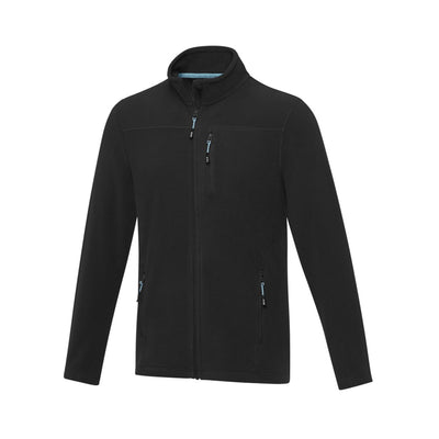 Men's GRS Recycled Full Zip Fleece Jacket Fleeces & Jackets The Ethical Gift Box (DEV SITE) Black XS 