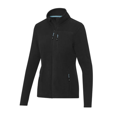 Ladies GRS Recycled Full Zip Fleece Jacket Fleeces & Jackets The Ethical Gift Box (DEV SITE) Black XS 
