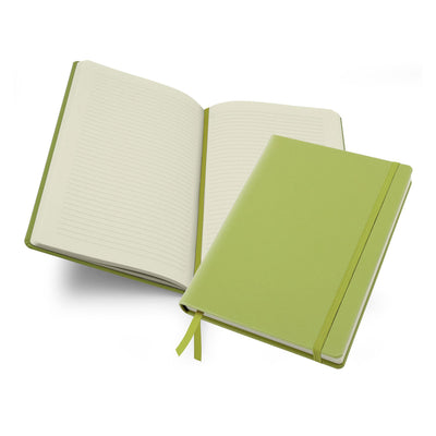 Belluno Wellbeing Journal With Elastic Strap Notebooks & Pens The Ethical Gift Box (DEV SITE) Lime Green  