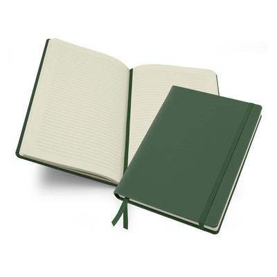 Belluno Wellbeing Journal With Elastic Strap Notebooks & Pens The Ethical Gift Box (DEV SITE) Mid Green  