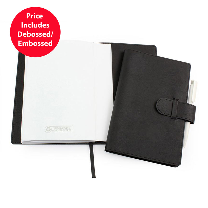Notebook Jacket & Recycled Notebook w Pen Loop