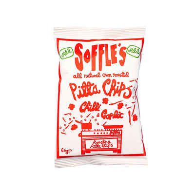 Soffle's - Pitta Chips 60g Snacks & Nibbles The Ethical Gift Box (DEV SITE) Chilli & Garlic  