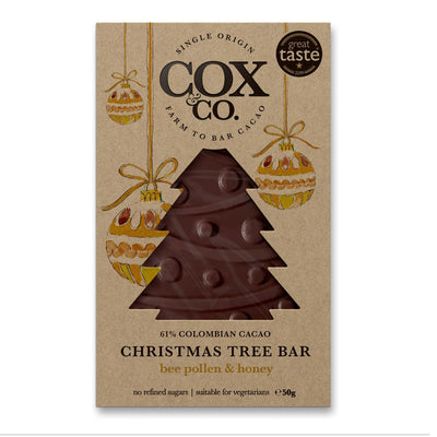 Dark Chocolate Christmas Tree Bar 50g