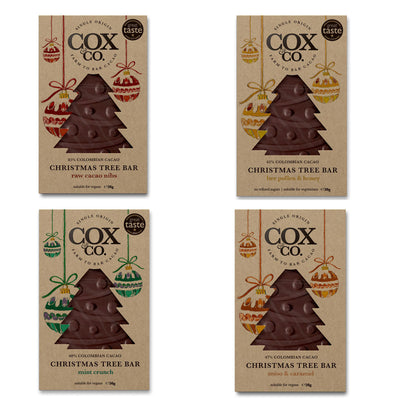 Dark Chocolate Christmas Tree Bar 50g