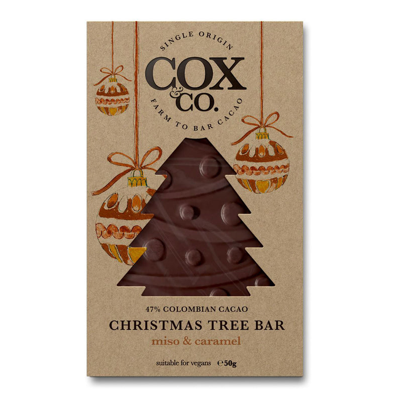 Dark Chocolate Christmas Tree Bar 50g