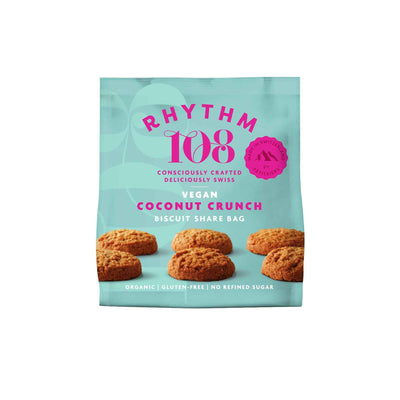 Rhythm 108 Biscuit Share Bag 135g Snacks & Nibbles The Ethical Gift Box (DEV SITE) Coconut Crunch  