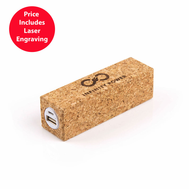 Cork Powerbank FSC® Certified 2600 mAh