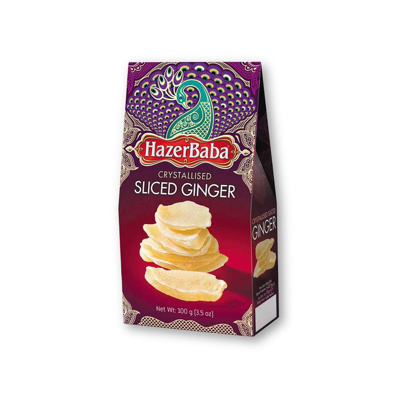 Crystallized Sliced Ginger 100g Snacks & Nibbles The Ethical Gift Box (DEV SITE)   