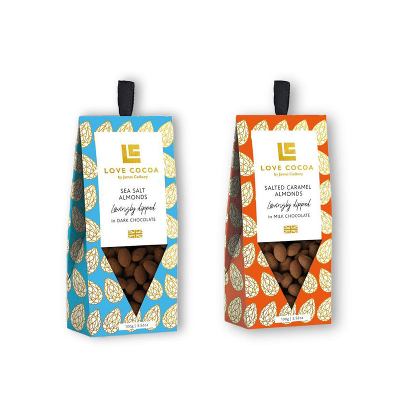 Dipped Almonds - 100g Confectionery The Ethical Gift Box (DEV SITE)   