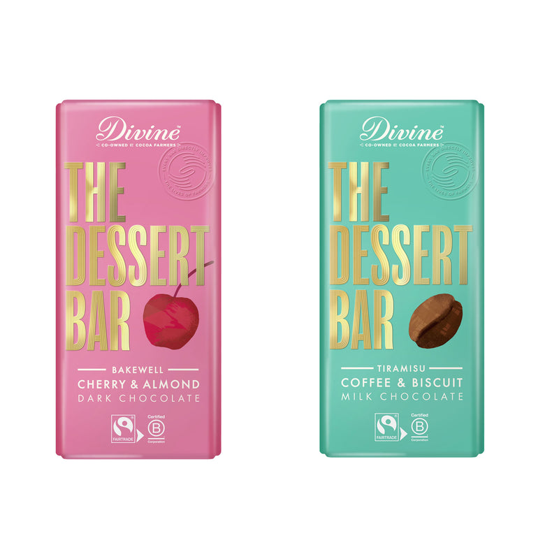 Divine Chocolate Dessert Bar 180g