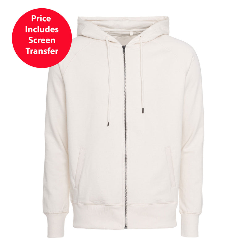 Pure Waste Unisex Hoodie w Zip
