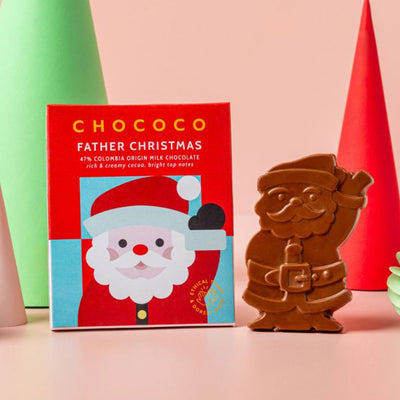47% Milk Chocolate Santa Shape 45g