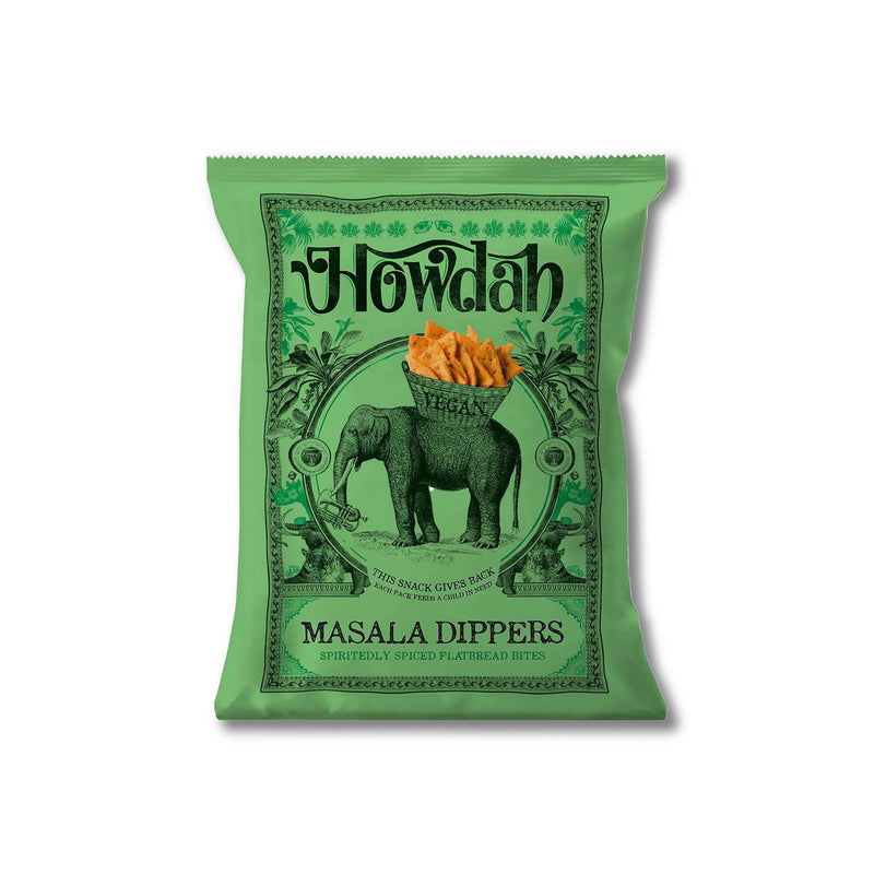 Howdah Indian Snacks 150g Snacks & Nibbles The Ethical Gift Box (DEV SITE) Masala Dippers  