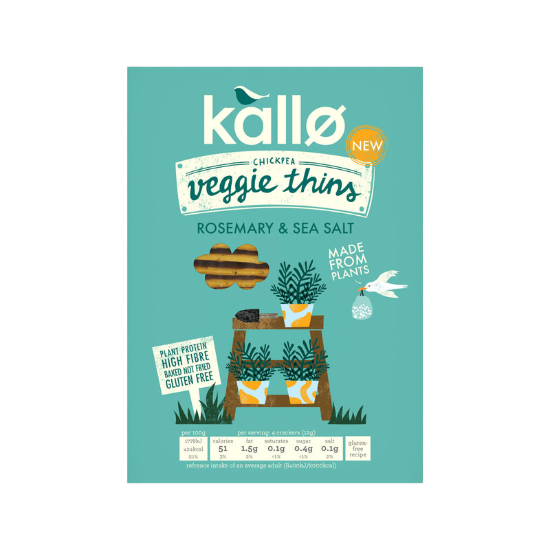 Kallo Veggie Thins 100g