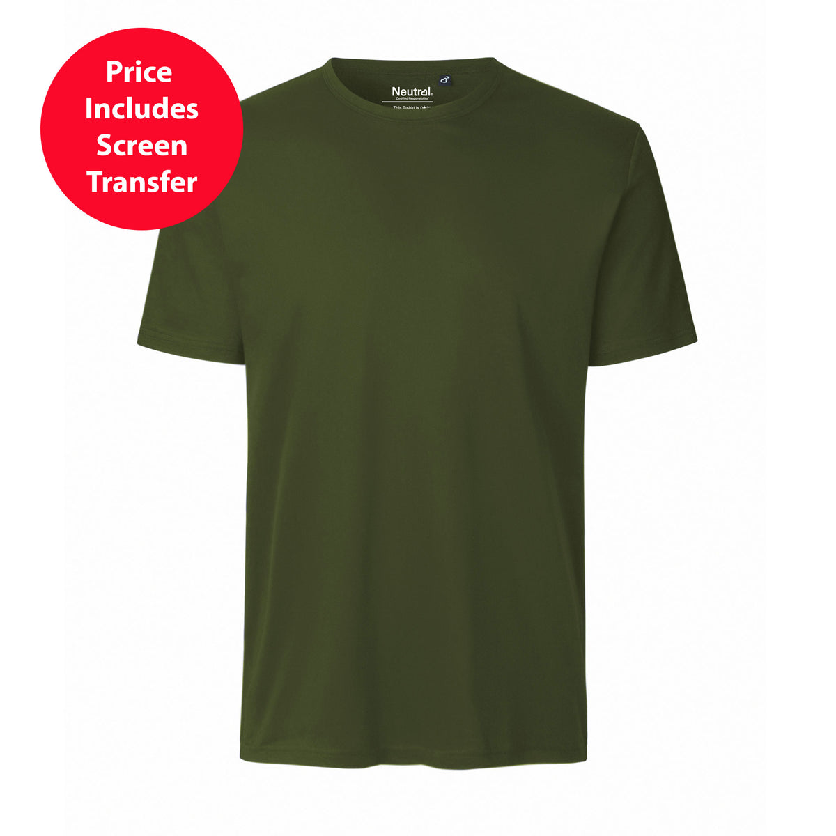 Neutral® Mens Organic Cotton Interlock T-Shirt